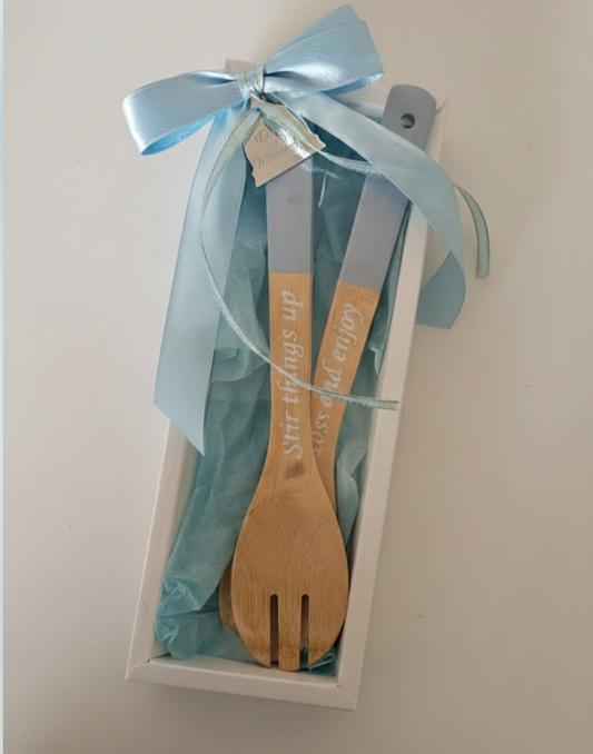 Personalized Salad spoons